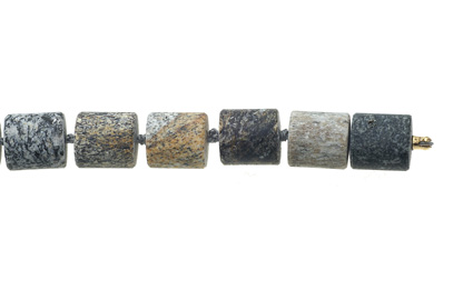 49019-12,  Vario beads Granite roller, alloy 999